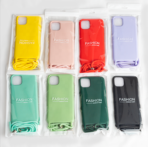 Regolabile Stesso Colore Cassa della Cordicella Del Telefono <span class=keywords><strong>Cellulare</strong></span> Cinghia di Spalla Crossbody Cassa Del Telefono Mobile Delle Cellule Con La Corda - Product Image 5