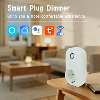 Bilihondim Interrupteur intelligent Wi-Fi UE avec bouton variateur 200W compatible Tuya Smart Life, contrôle sans fil, garantie 1 an, 1 canal