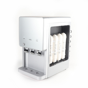 Purificador de Agua de Escritorio para Uso Familiar, Frío y Caliente, con Bloqueo de Seguridad para Niños, <span class=keywords><strong>POU</strong></span>, UF y RO, Dispensador de Agua Fría y Caliente - Product Image 1