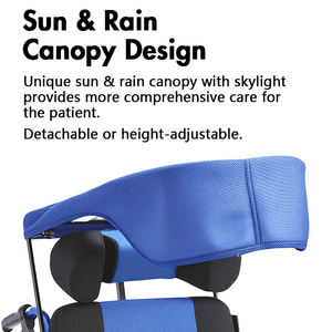 Kursi Roda Manual yang Dapat Disesuaikan untuk Anak-anak dan Dewasa dengan Cerebral Palsy untuk Penggunaan Walker & Rollator - Product Image 4