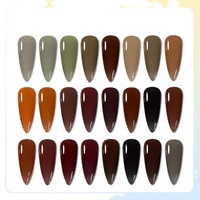 Fournisseur de vernis à ongles sur mesure ODM/OEM, marque privée, 24 couleurs, gel effet œil de chat cristal automne-hiver, LED, DIY, végan, non toxique, haute qualité