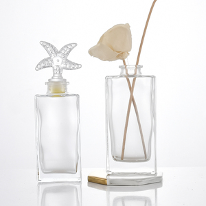 Rõ ràng rỗng hương liệu Jar container độc đáo hình nước hoa thủy tinh Reed khuếch tán chai bán buôn sang trọng 150ml - Product Image 2