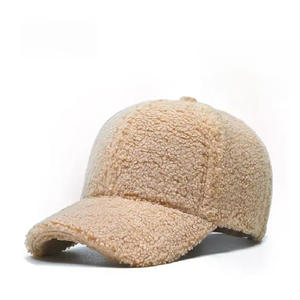 2025 nuovo Design stile coreano orsacchiotto in pile Softtop berretto da Baseball tinta unita <span class=keywords><strong>cappello</strong></span> da Baseball accetta Logo personalizzato per le donne e gli uomini - Product Image 2