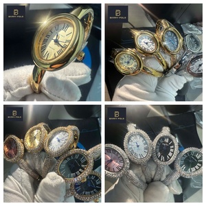 Bracciali Aperti a U Concavi Martellati in Oro Barry <span class=keywords><strong>Polo</strong></span> per <span class=keywords><strong>Donna</strong></span>, Gioielli in Acciaio Inossidabile, Orologi Personalizzati alla Moda - Product Image 4