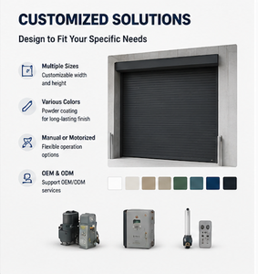 <span class=keywords><strong>Porte</strong></span> <span class=keywords><strong>de</strong></span> <span class=keywords><strong>garage</strong></span> automatique en aluminium sur mesure, <span class=keywords><strong>porte</strong></span> <span class=keywords><strong>de</strong></span> sécurité anti-vent électrique, <span class=keywords><strong>porte</strong></span> <span class=keywords><strong>de</strong></span> <span class=keywords><strong>garage</strong></span> moderne pour atelier, entrepôt, ferme - Product Image 4