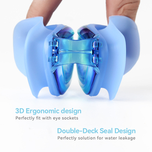Piccolo MOQ protezione per gli occhi Anti-nebbia per le immersioni di sicurezza di alta qualità occhiali <span class=keywords><strong>da</strong></span> <span class=keywords><strong>nuoto</strong></span> Oversize colorati ampia vista - Product Image 4