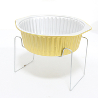 Support de table portable en fer pour réchaud à alcool, support pour boîte en aluminium, pour barbecue extérieur, pique-nique, camping et cuisson