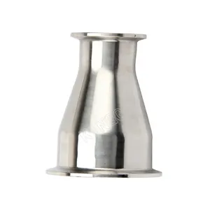 Stainless Steel SS304 SS316L DIN Polished Sanitary Concentric Reducer With Tri clamp Ends