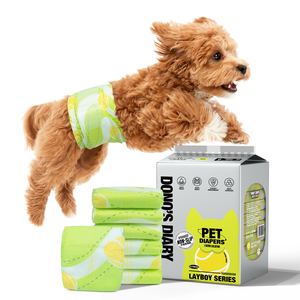<span class=keywords><strong>DONO</strong></span>'DIARY Pañal Desechable para Perros, Envolturas Masculinas Antideslizantes para Animales Pequeños, 20 Años de Experiencia de Fábrica, Eliminación de Residuos de Mascotas - Product Image 1