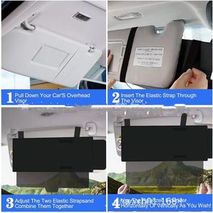 Visera Solar Antideslumbrante para Automóvil de Material PU, Visera Solar con Lente de Alta Definición para PC - Product Image 4
