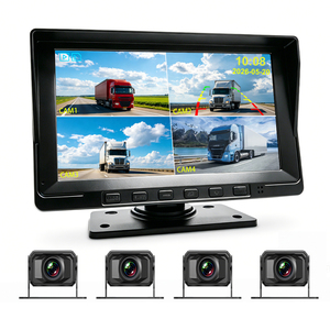 Enregistreur de voiture 4 canaux 7 pouces avec écran IPS, moniteur DVR 1080P, <span class=keywords><strong>kit</strong></span> de système de caméra de recul avec garantie d'un an pour camion, fourgonnette, bus - Product Image 1