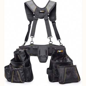 BSCIプロカスタムチームデザインヘビーデューティーツールベルト高級スタイルジッパー留め具調整可能カーペンターサスペンダーポーチ - Product Image 3