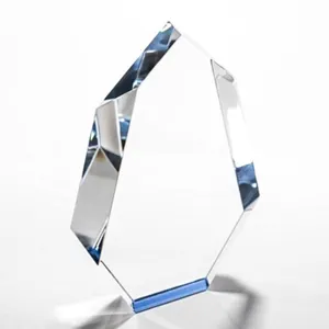 升华雕刻空白水晶冰山3d照片水晶周年礼物