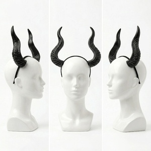 Diadema de Cuernos de Diablo Góticos para Halloween, Tocado de Bruja/Demonio, Accesorios para el Cabello con Diseño de Dragón, Disfraz para Fiesta de Cosplay - Product Image 6