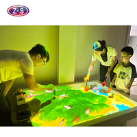 Table de sable interactive magique en réalité augmentée intérieure, projecteur de réalité augmentée 3D, bac à sable, jeux interactifs en métal pour enfants
