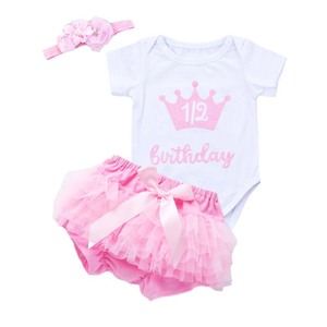 Hot Sale New Baby <strong>Girl</strong> Birthday Dress Tutu Birthday Party <strong>Outfits</strong> <strong>Girls</strong> <strong>Christening</strong> Dress Kids Summer <strong>Outfits</strong> DGHB-005 - Product Image 2