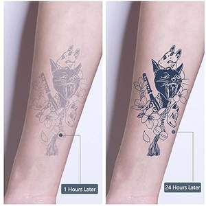 Tatuaggio con manica larga impermeabile adesivo per tatuaggio temporaneo rosa donna uomo ragazza pieno fiore Body Art <span class=keywords><strong>Tatoo</strong></span> - Product Image 4