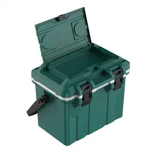 Nuevo diseño pequeño 13.5qt 16qt 90qt caja de campamento enfriador caja de hielo para alimentos enfriador de hielo con ruedas