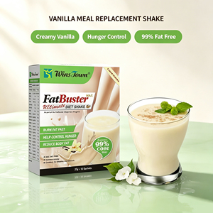 Poudre de milkshake diététique saveur vanille à faible teneur en matières grasses, substitut de repas, brûleur de graisse pour adultes (ne convient pas aux femmes enceintes) - Meilleures ventes - Product Image 1