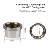 Lentille de collimation et de mise au point BM64 D30 F100 & FD30 F125 pour tête de découpe laser WSX