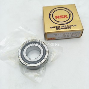 Độ chính xác cao trục chính mang bóng Vít Vòng bi 7205ctynsulp5 ban đầu <span class=keywords><strong>NSK</strong></span> góc liên hệ vòng bi cho máy công cụ - Product Image 2