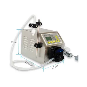 Semi Automatic Vegetable Oil Magnetic Peristaltic Gear Pump Liquid Filling Machine
