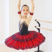Costume de compétition professionnel en spandex rouge pour la danse classique pour adultes, jupe de lapin, Don Quichotte espagnol