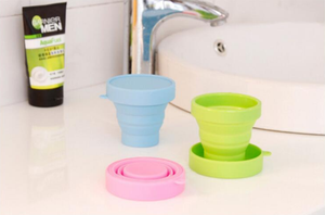 Silicone <strong>Collapsible</strong> <strong>Cups</strong> for Camping Travel,Small Portable Backpacking Camping <strong>Cup</strong> for Outdoor,Reusable Folding Travel <strong>Cup</strong> - Product Image 3