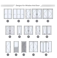 Ventana corredera PVC/UPVC a medida resistente a huracanes Calidad premium probada UE perfil de gama alta precio competitivo