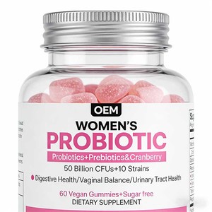 Gomitas Probióticas de Arándano de Marca Propia, Vitamina para la Salud Urinaria e Intestinal, Fórmula Enfocada en Mujeres, Vegano para Adultos, Fábrica con Certificación GMP - Product Image 5