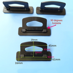 2024 nouveau design chaud noir <span class=keywords><strong>90</strong></span> <span class=keywords><strong>degrés</strong></span> 5 styles affichage en plastique accrocher onglet pliable Euro crochet cintre - Product Image 5