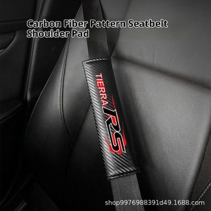 غطاء حماية لحزام أمان السيارة بنمط ألياف الكربون للتجارة الخارجية عبر الحدود 024 - Product Image 3