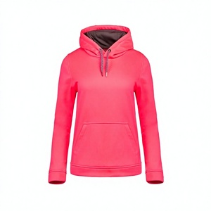 Sudadera con Capucha Unisex de Punto Sólido de Poliéster/Algodón con Cierre de Cremallera, Estilo Deportivo, Corte Ajustado, Transpirable, para Invierno - Product Image 2