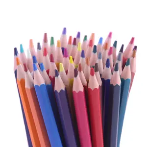 Farb stift Hot Selling Natural Rainbow 2b Holz stift 12 /24 PCS Farb stiftset