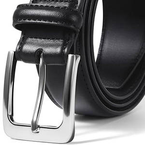 Ceintures en cuir de vachette véritable de qualité supérieure avec boucle ardillon en acier durable, fabriquées sur mesure pour un usage décontracté, couleur unie, cuir véritable - Product Image 6