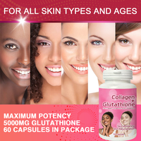 Capsules de Collagène et Glutathion pour l'Élimination des Taches Noires et des Taches de Vieillesse, Complément Blanchissant pour la Peau, Pilules Gluta White - Vente Chaude en Afrique
