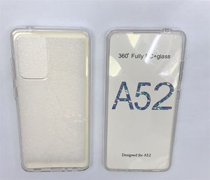 Coque de téléphone en TPU cristal Transparent pour Samsung Galaxy A13 4G A04S A72 5G A52 A42 <span class=keywords><strong>A32</strong></span> A02S <span class=keywords><strong>2</strong></span> en 1 360 Double face couverture complète - Product Image 5