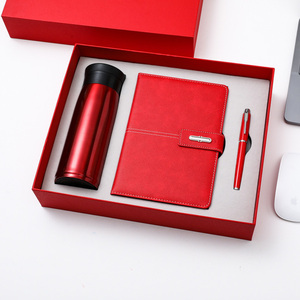 Cuaderno Creativo de Bambú Estilo Chino y Botella Térmica de Acero Inoxidable para el Comienzo del Verano - Product Image 4