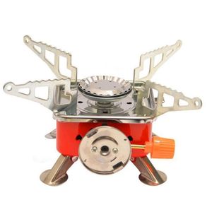 小型バーナーガスストーブポータブル折りたたみ式屋外キャンプ用ハイキングバックパッキングロードトリップ - Product Image 2