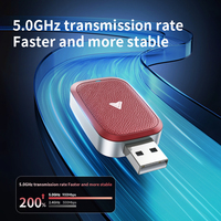 Adaptateur sans fil Android Carplay, petit dongle de jeu pour voiture, mini adaptateur sans fil Android Carplay, USB portable, conduite sécurisée en voiture, 2019-