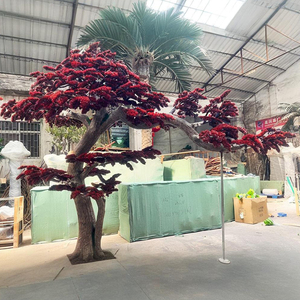 Gran exterior de interior falso gran árbol verde artificial Pino árbol de ciprés para la decoración de la pieza central del jardín - Product Image 5