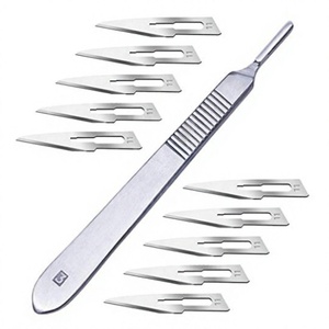 Manche de scalpel micro-lame en acier inoxydable professionnel pour usage dentaire, instrument chirurgical manuel, outil médical OEM par SurgiRight - Product Image 1