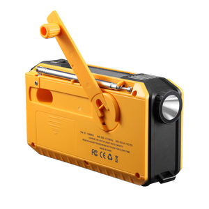 Tay quay chậm đài phát thanh xách tay AM/FM 2 Band năng lượng mặt trời đài phát thanh với loa khẩn cấp SOS sạc điện thoại LED <span class=keywords><strong>Torch</strong></span> - Product Image 2