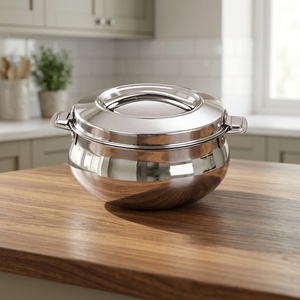 MAXFRESH ARINA HOTPOT INSULATED STAINLESS STEEL CASSEROLE KEEP FOOD WARM HOTPOT 1500 ML TOP QUALITY - Product Image 1