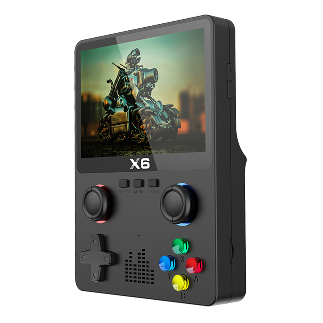 High Quality X6 Handheld Game Console 3.5 Inch IPS Screen 32GB Portable Retro Classic Player with Dual 3D Joystick