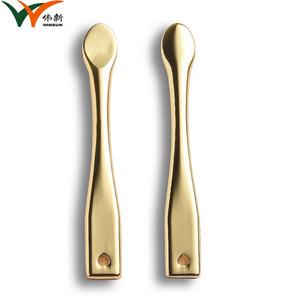 Factory Directly Supply Gold Plated Zinc Alloy Beauty Metal Eye Cream <b>Spoon</b> - Product Image 2