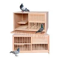 Cage à animaux de base en bois moderne anti-dérangement, boîte à boutons pour nidification, pour l'élevage de pigeons, maison pour chat, cage pour cobayes, intérieur/extérieur