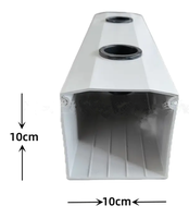 Système de culture hydroponique NFT à faible coût pour serre verticale, culture de légumes et de laitues, avec canaux en PVC