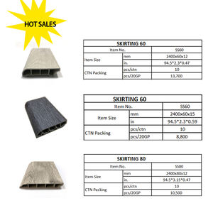 Zócalo de PVC de Bajo <span class=keywords><strong>Precio</strong></span>, Zócalo de Pared de PVC para Pisos de <span class=keywords><strong>Madera</strong></span> SPC - Product Image 3