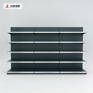 מדפי גונדולה של JIUSHUN, מדפי סופרמרקט ממתכת פלדה איכותית לתצוגת מוצרי מכולת - Product Image 2